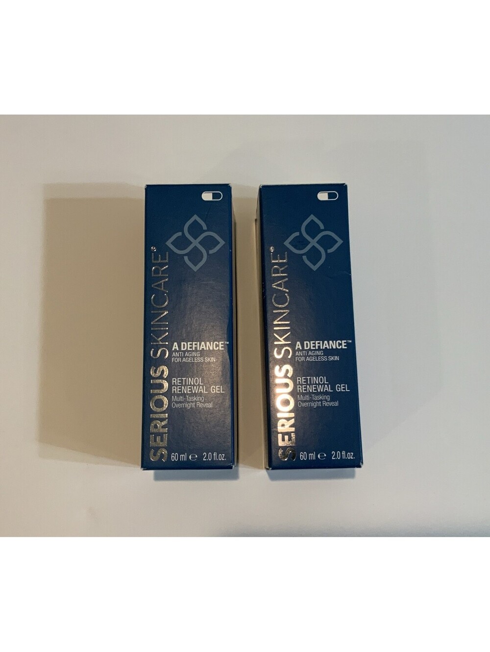 Lot Of 2 Serious Skincare A Defiance Retinol Renewal Gel 2 Oz New Sealed